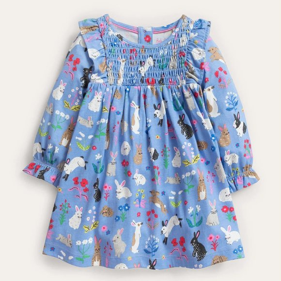 NWT Mini Boden Printed Jersey Dress